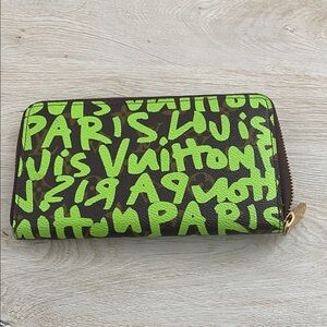 Copy Neon Green and Black Wallet